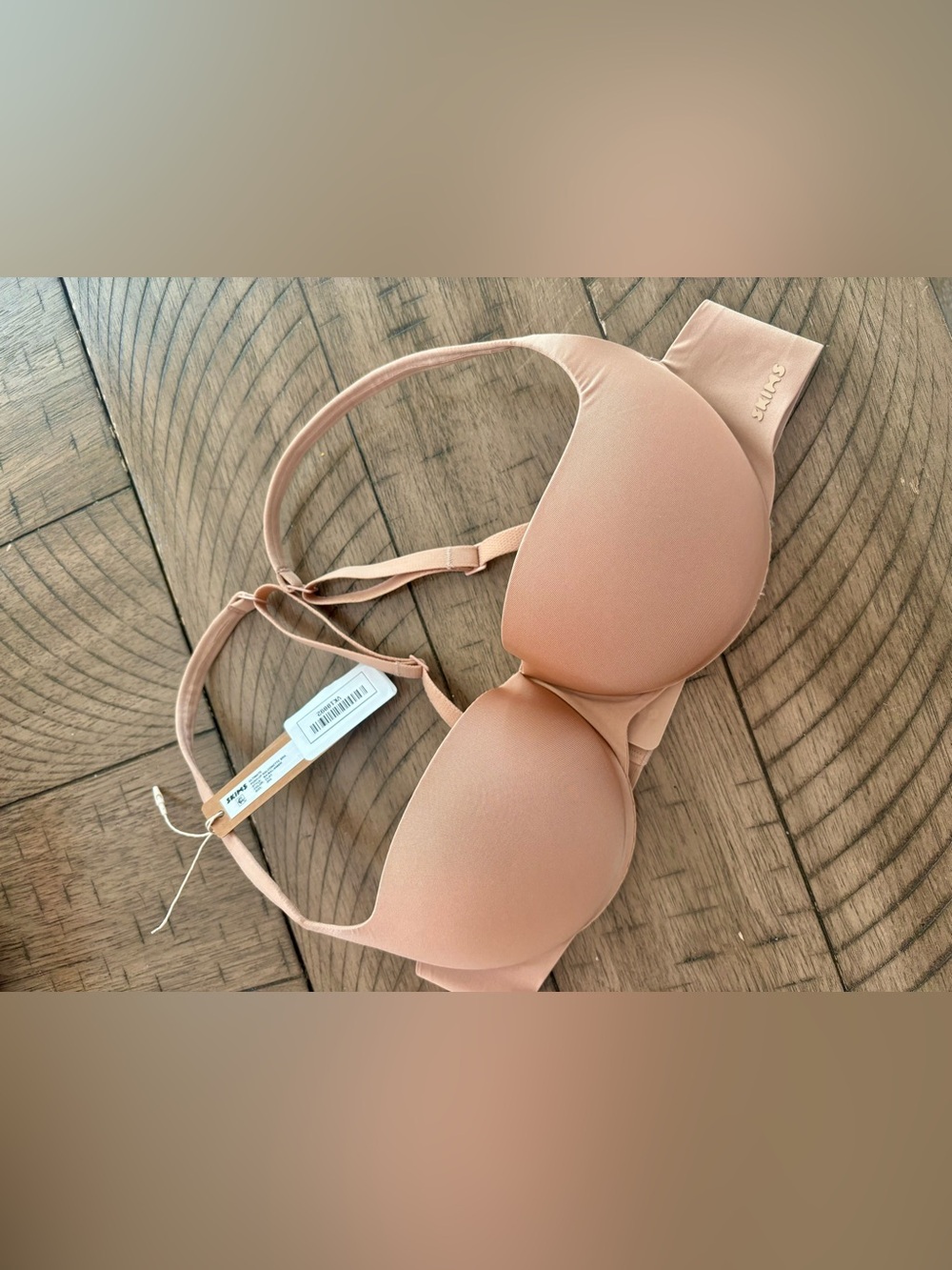 SKIMS Nude Padded T-Shirt Bra
